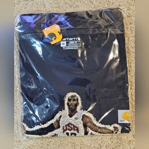 Kobe Olympic tapestry carhartt tshirt navy blue 2xl new with tags runs big